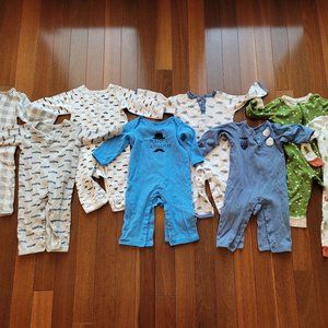 Boys Cat & Jack, Hudson Baby Sleep & Play Pajamas